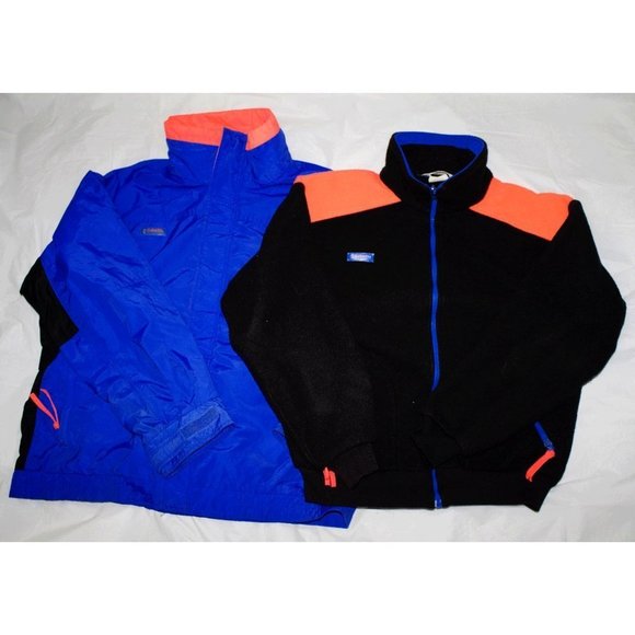 Columbia Bugaboo Radial Sleeve Mens Fleece Combo 2-PC Winter Jacket Coat Size Lg - Picture 2 of 10